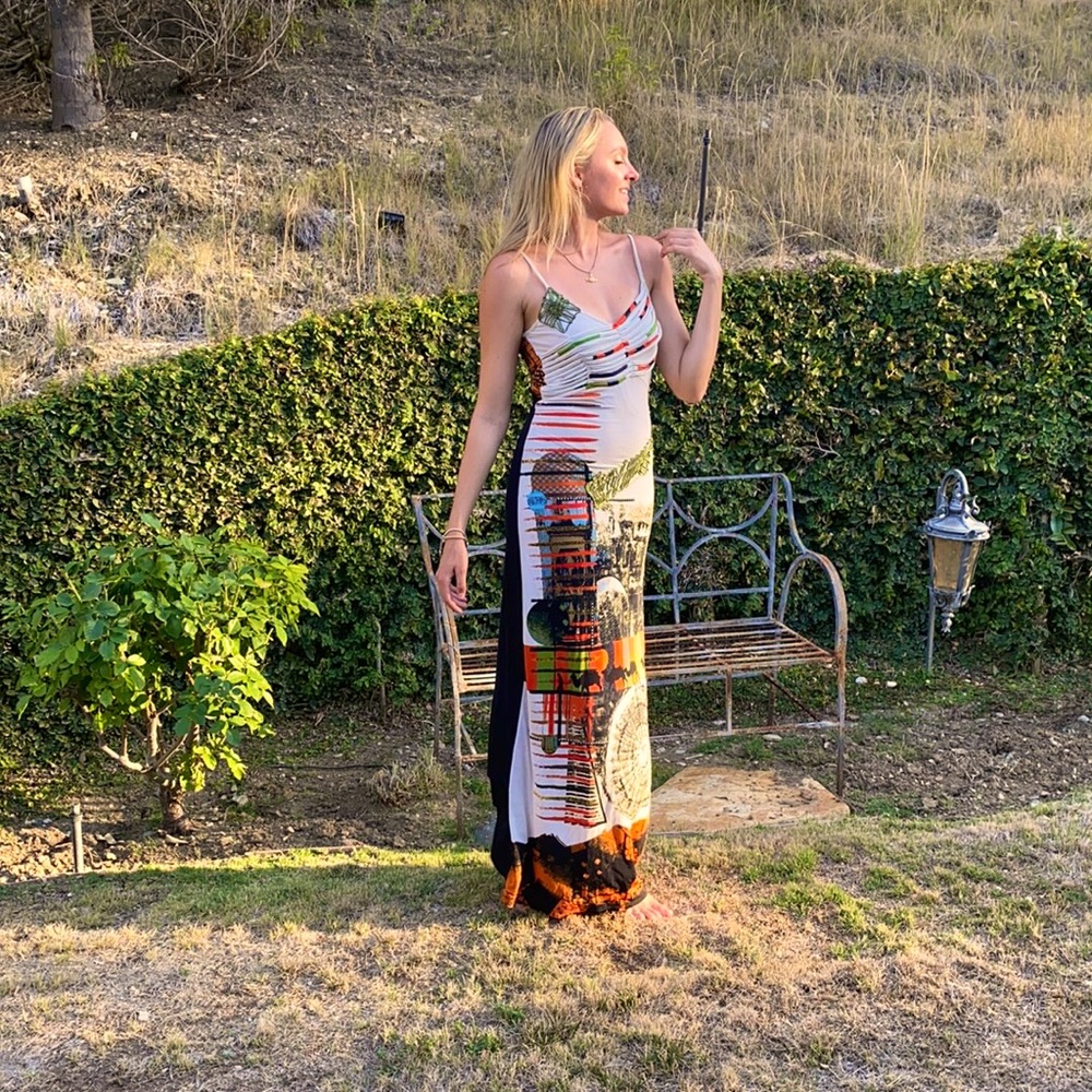 Designer dress from “Save the Queen”